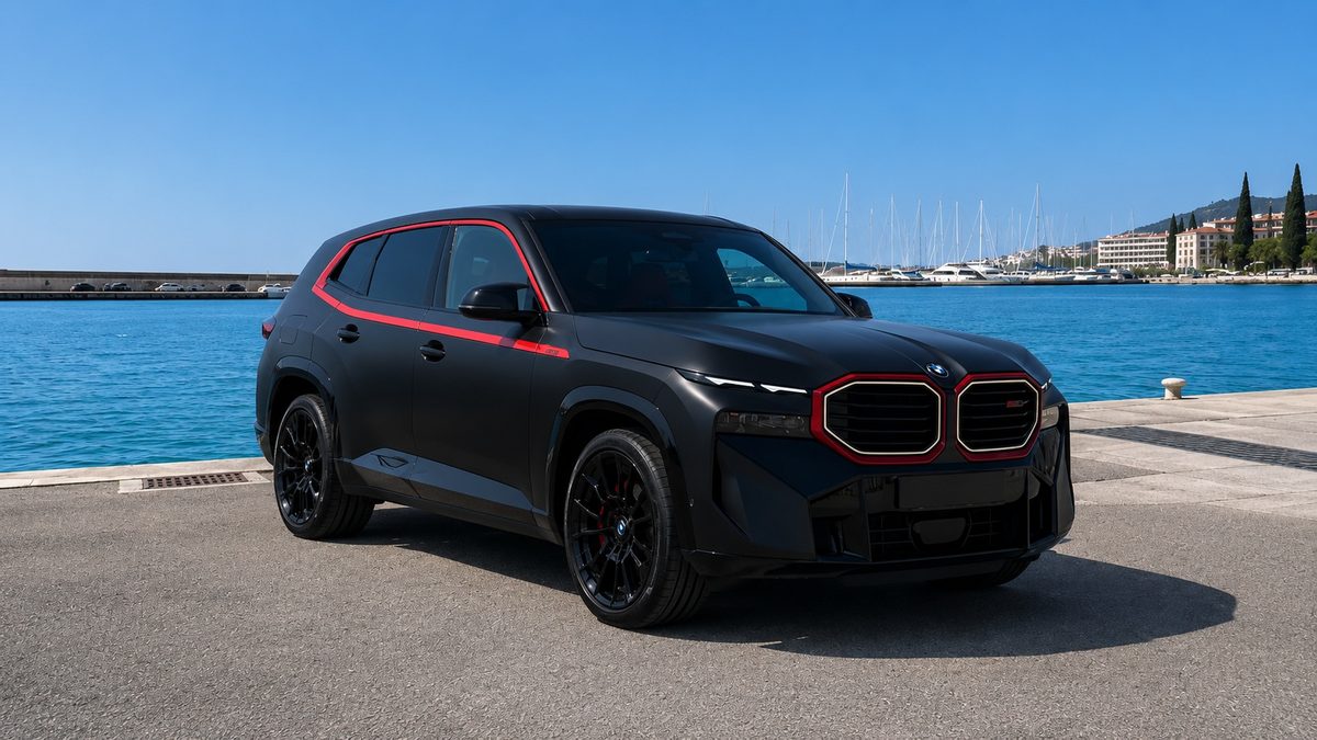 BMW XM for rent on the French Riviera